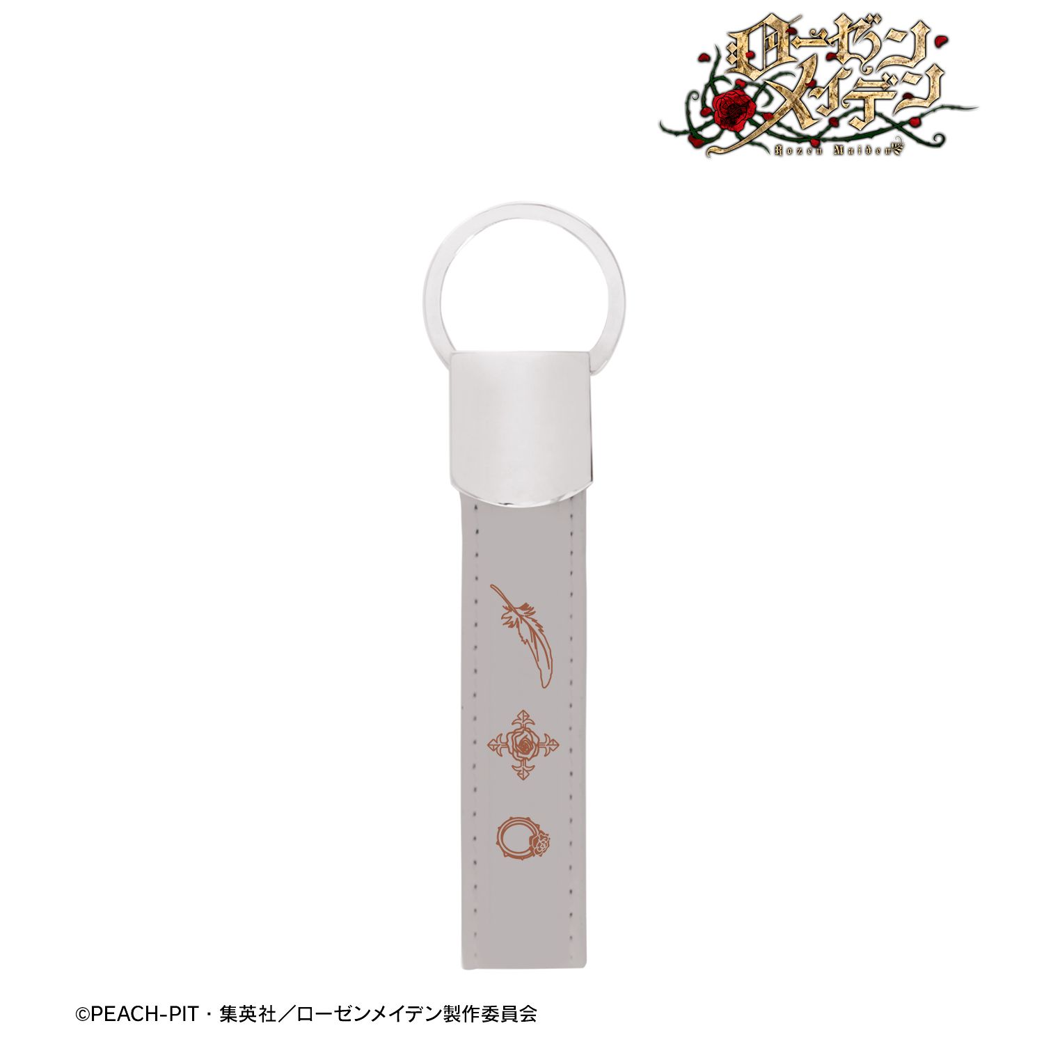ローゼンメイデン 水銀燈 キーリング付き合皮キーホルダー 画像 2 | AniSmile