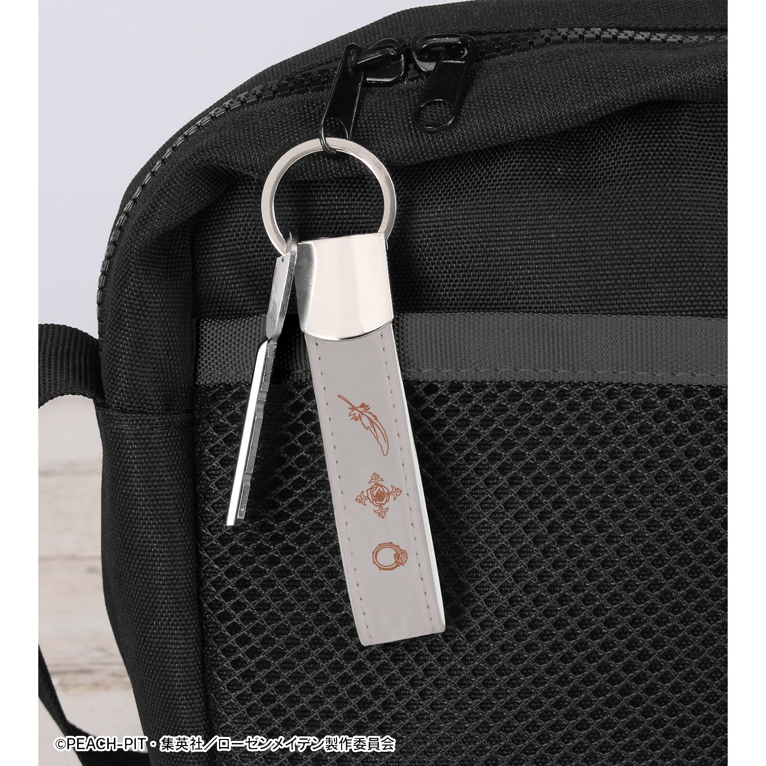 ローゼンメイデン 水銀燈 キーリング付き合皮キーホルダー 画像 4 | AniSmile