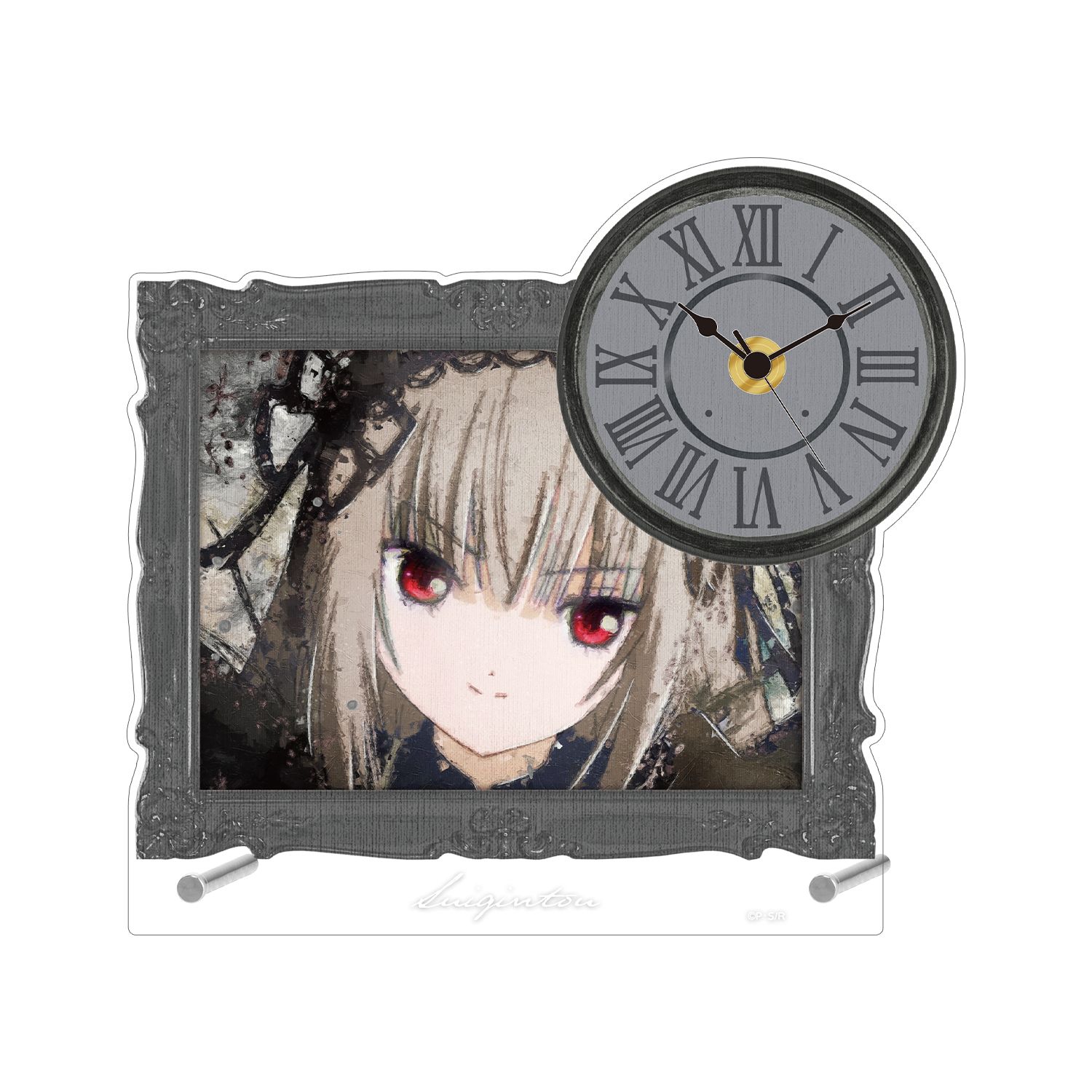 ローゼンメイデン 水銀燈 grunge CANVAS アクリルスタンド時計 - 公式商品画像 | AniSmile