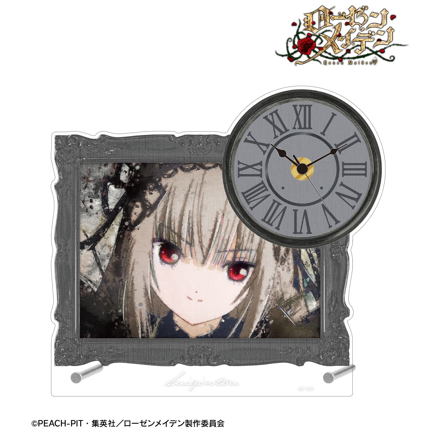 ローゼンメイデン 水銀燈 grunge CANVAS アクリルスタンド時計 画像 2 | AniSmile
