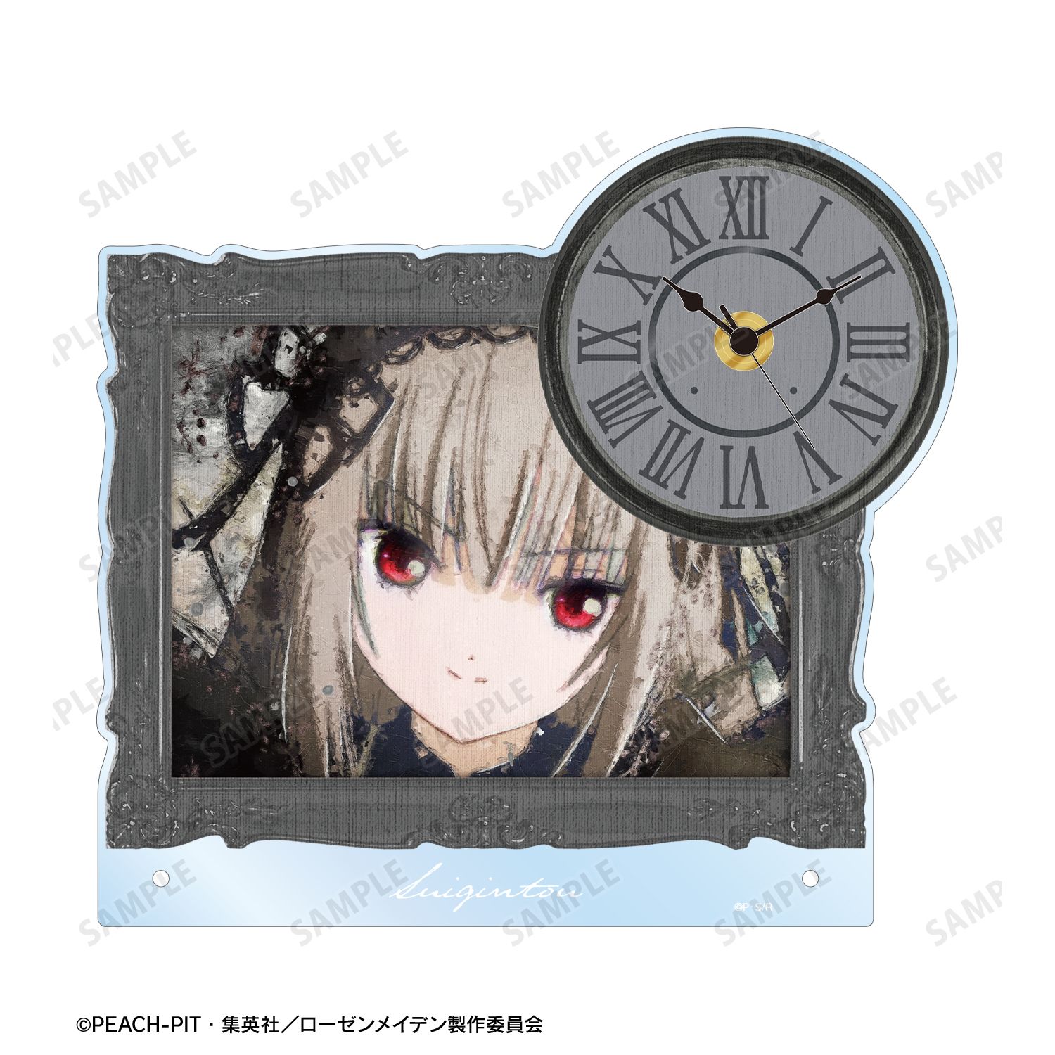 ローゼンメイデン 水銀燈 grunge CANVAS アクリルスタンド時計 画像 3 | AniSmile