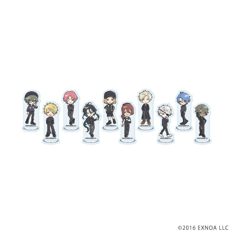 アクリルぷちスタンド「文豪とアルケミスト」25/ブラックコーデver. ブラインド(全10種)(グラフアートイラスト) - 公式商品画像 | AniSmile