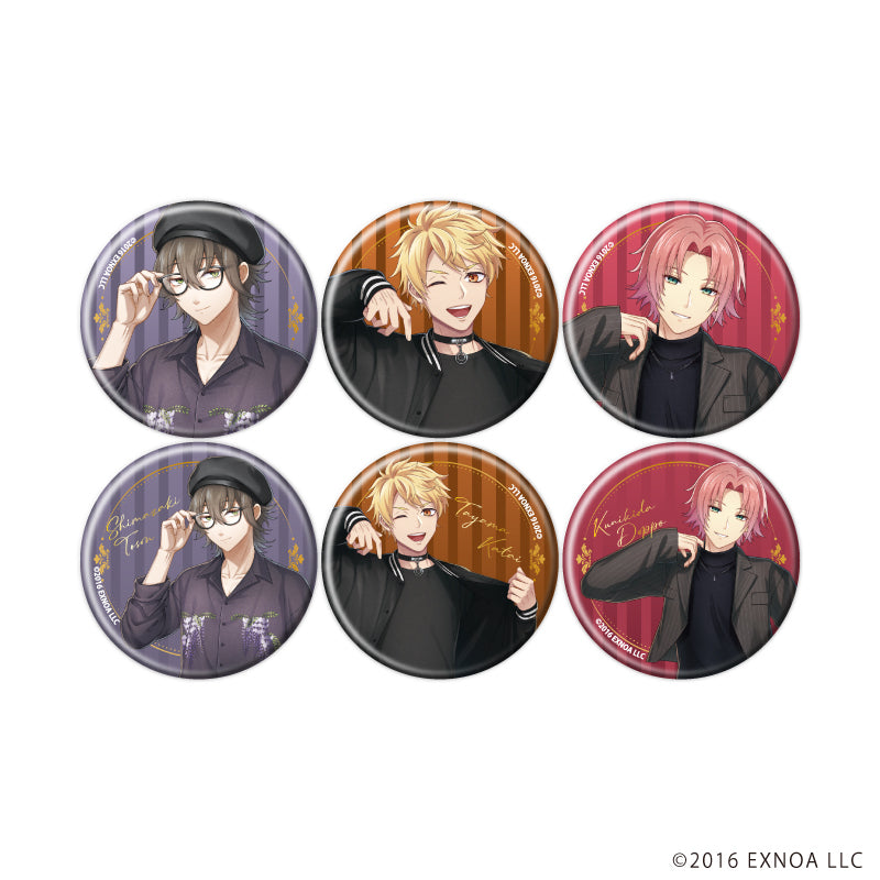 缶バッジ「文豪とアルケミスト」59/ブラックコーデver. ブラインド(全6種)(描き起こしイラスト) - 公式商品画像 | AniSmile