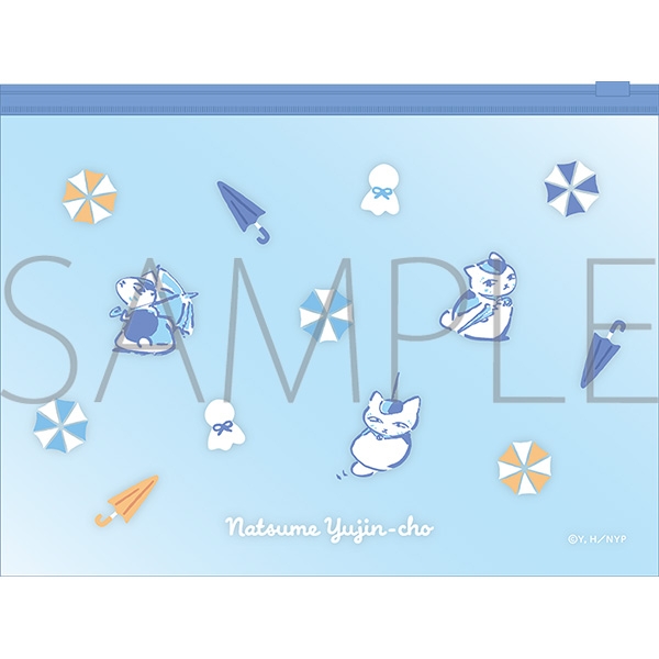 夏目友人帳 ニャンコ先生クリアスライダーポーチ/梅雨 - 公式商品画像 | AniSmile