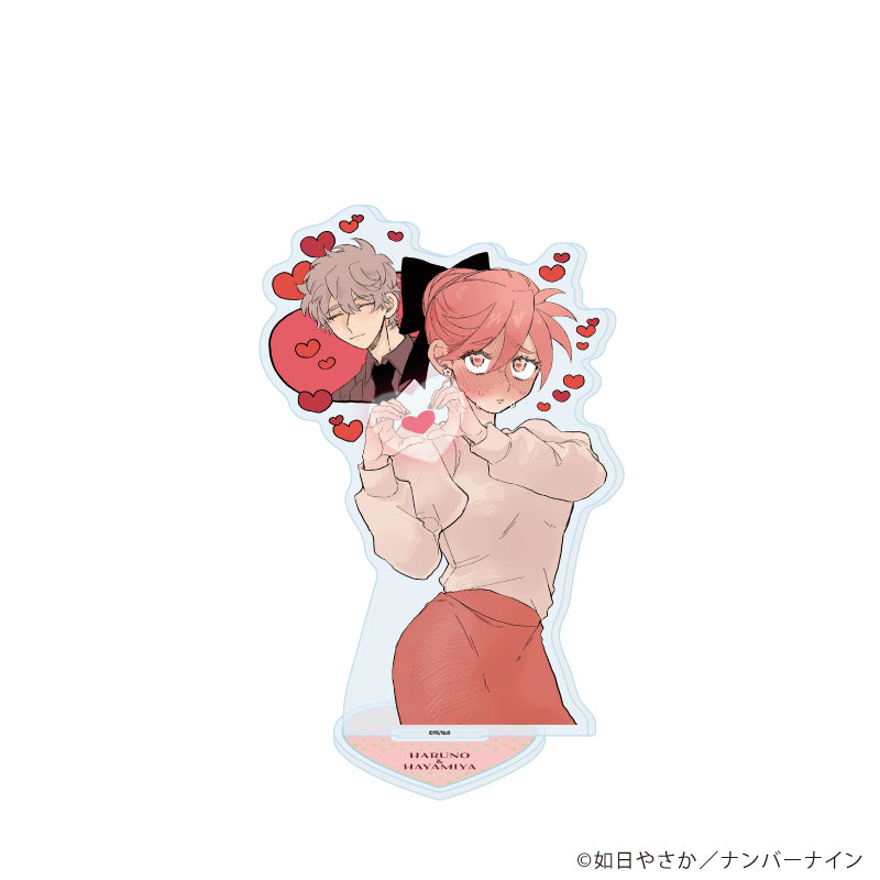 アクリルスタンド「晴野さんのことなんて全然好き」05/早宮 鈴里&晴野 光之助C(公式イラスト) - 公式商品画像 | AniSmile