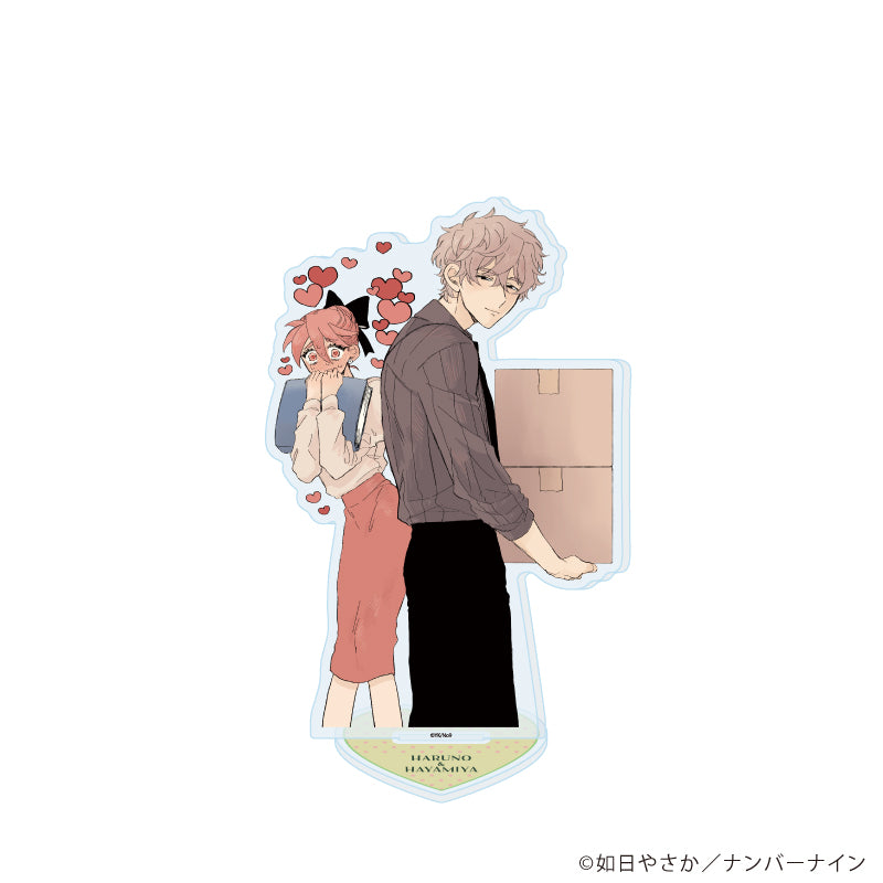 アクリルスタンド「晴野さんのことなんて全然好き」04/早宮 鈴里&晴野 光之助B(公式イラスト) - 公式商品画像 | AniSmile