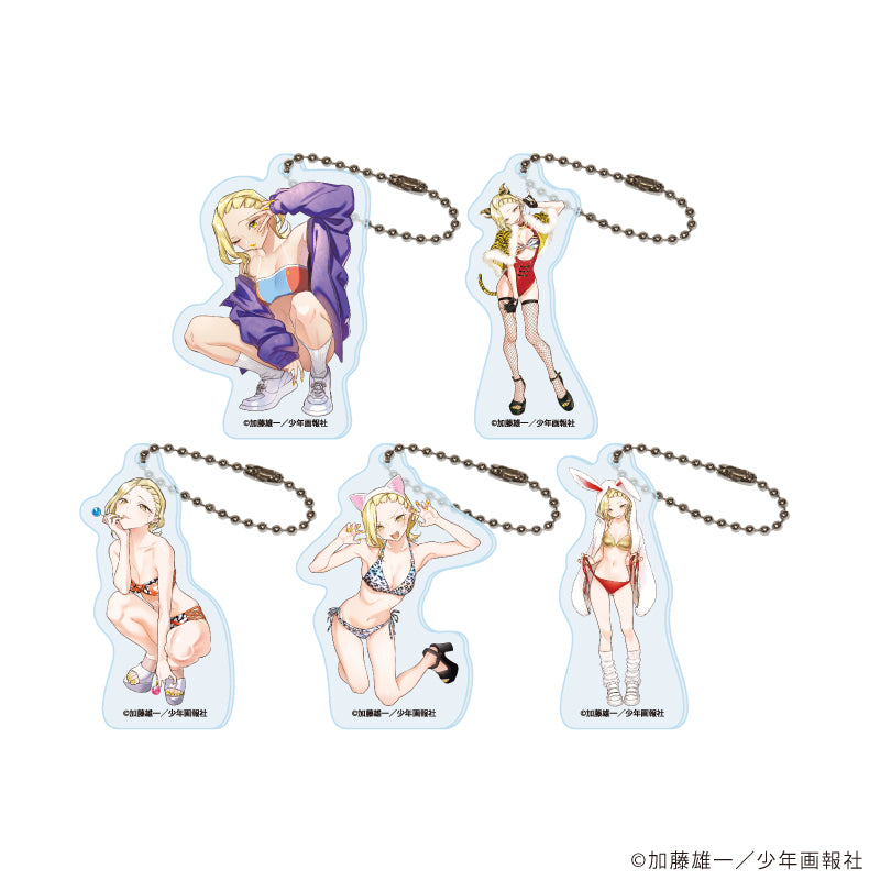 アクリルキーホルダー「やんちゃギャルの安城さん」01/ブラインド(全5種)(公式イラスト) - 公式商品画像 | AniSmile