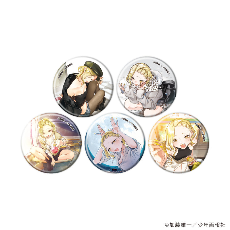 缶バッジ「やんちゃギャルの安城さん」01/ブラインド(全5種)(公式イラスト) - 公式商品画像 | AniSmile