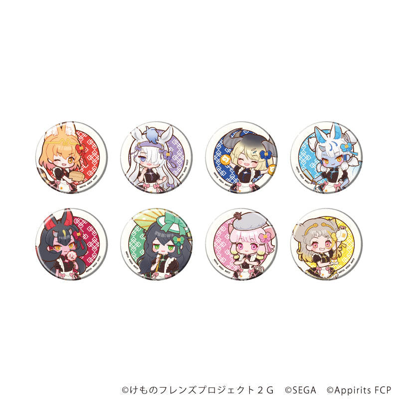 缶バッジ「けものフレンズ3」10/チャイナメイドver. ブラインド(全8種)(POP Artイラスト) - 公式商品画像 | AniSmile