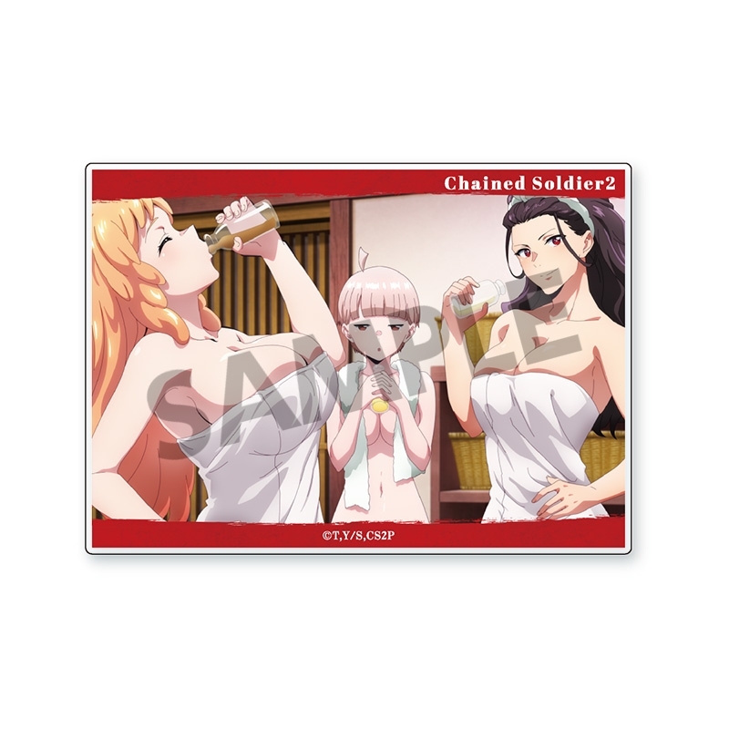 魔都精兵のスレイブ2 アクリルカード 第3話おまけ(サハラ&カイコ&サキ) - 公式商品画像 | AniSmile