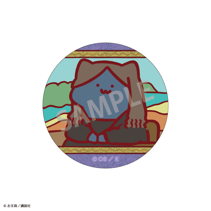 お文具といっしょ トレーディンググリッター缶バッジ/名画といっしょ 画像 5 | AniSmile