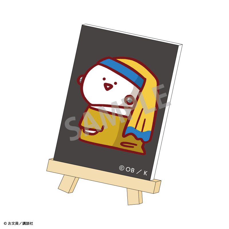 お文具といっしょ トレーディングミニキャンバス/名画といっしょ 画像 2 | AniSmile