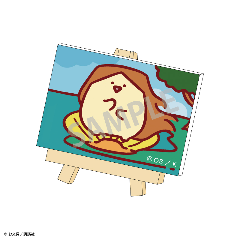 お文具といっしょ トレーディングミニキャンバス/名画といっしょ 画像 3 | AniSmile