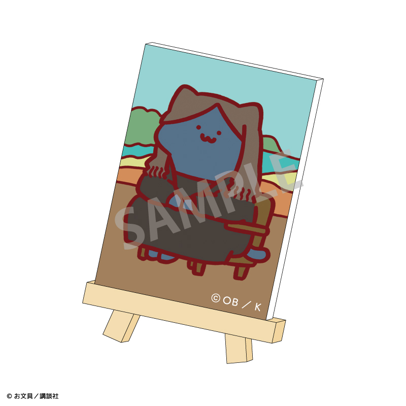 お文具といっしょ トレーディングミニキャンバス/名画といっしょ 画像 4 | AniSmile