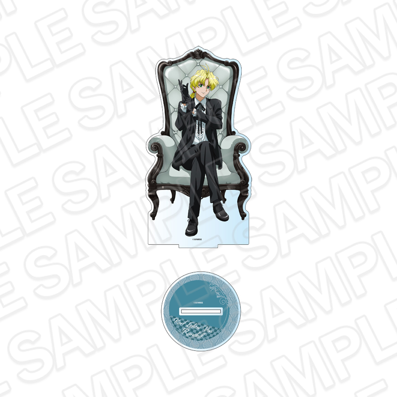 新世紀GPXサイバーフォーミュラSIN デカアクリルスタンド カール・リヒター・フォン・ランドル Chair ver. - 公式商品画像 | AniSmile