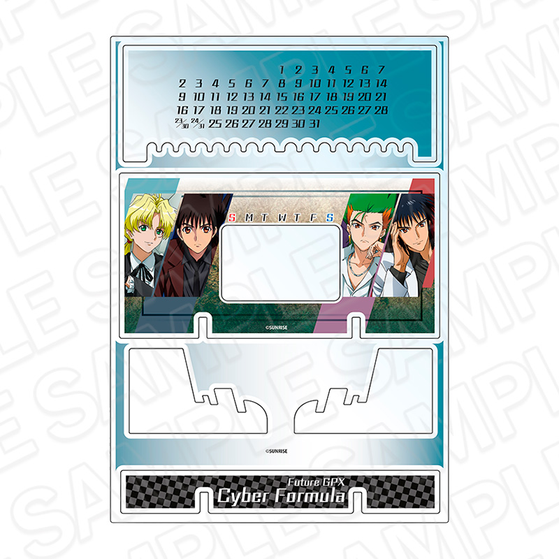 新世紀GPXサイバーフォーミュラSIN アクリル万年カレンダー Chair ver. - 公式商品画像 | AniSmile