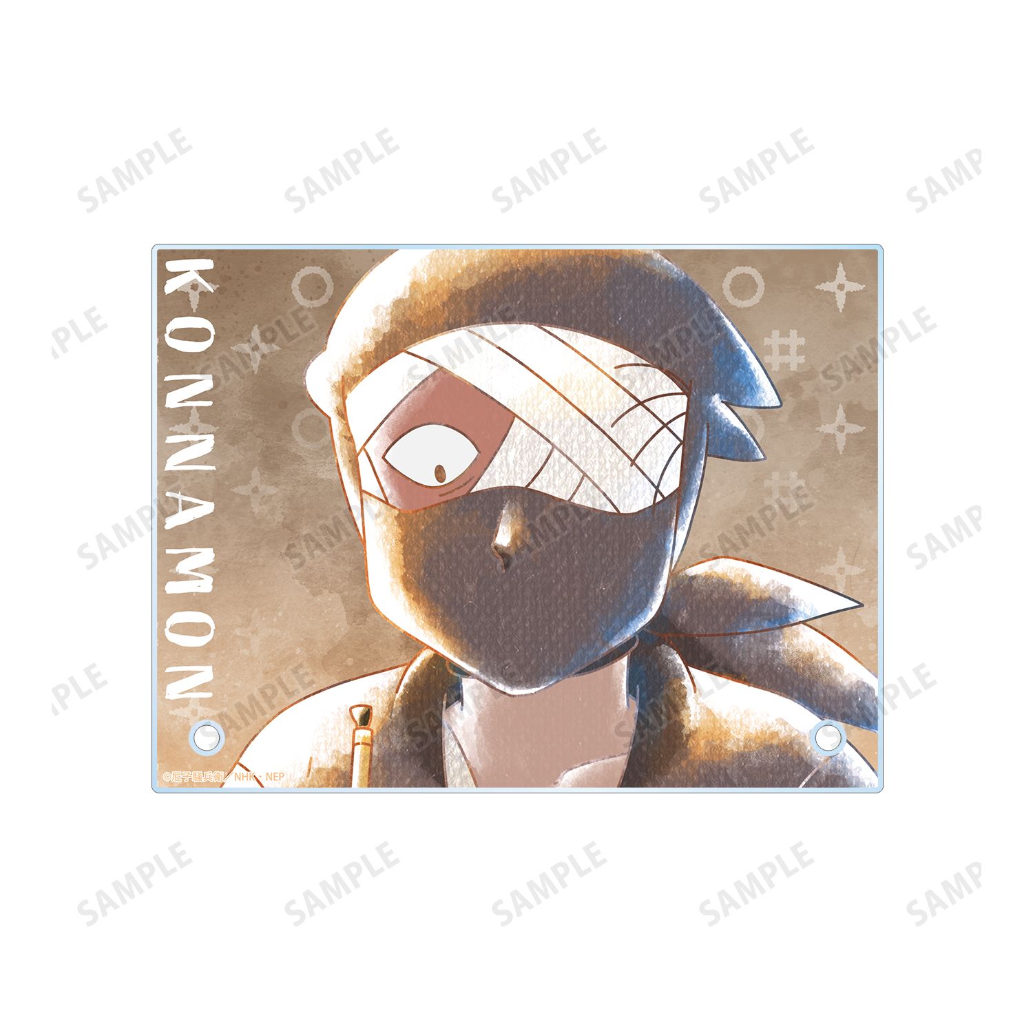忍たま乱太郎 雑渡昆奈門 Ani-Art aqua label 第3弾 A6アクリルパネル 画像 5 | AniSmile