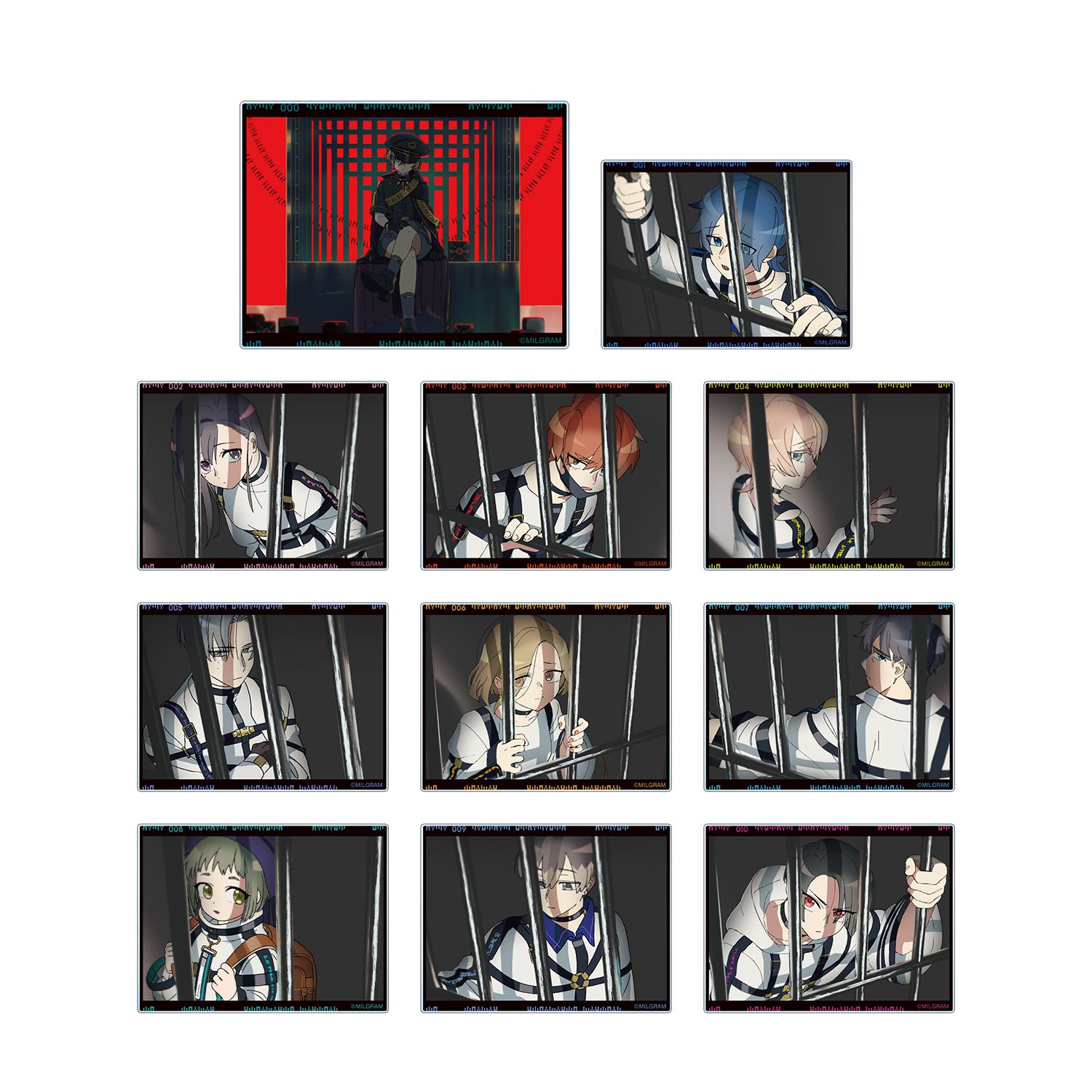 MILGRAM -ミルグラム- トレーディング MV アクリルカード 『アンダーカバー』(単位/単品) - 公式商品画像 | AniSmile