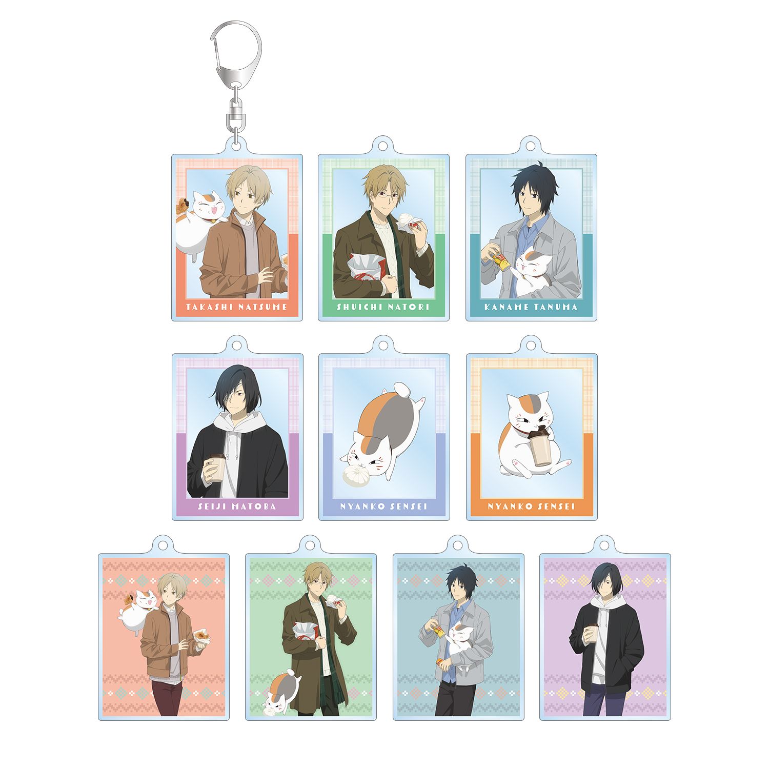 夏目友人帳 描き下ろし 冬の装いver. トレーディングアクリルキーホルダー(単位/単品) - 公式商品画像 | AniSmile
