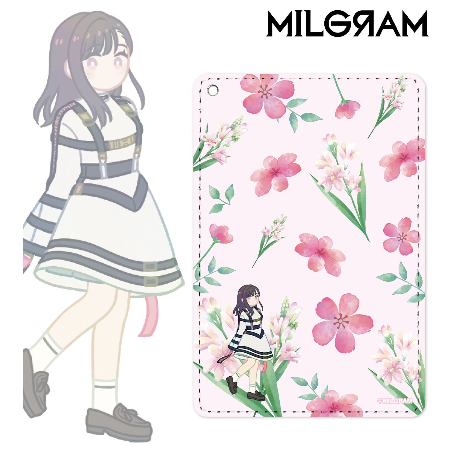 MILGRAM -ミルグラム- ユノ Botania 1ポケットパスケース 画像 3 | AniSmile