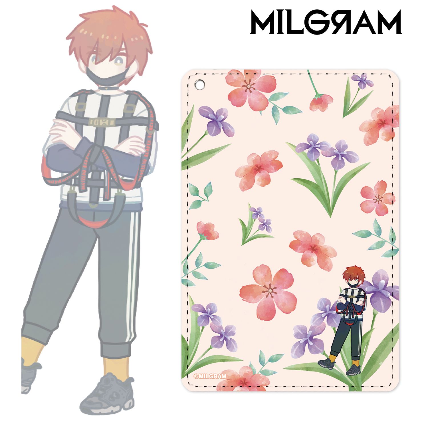 MILGRAM -ミルグラム- フータ Botania 1ポケットパスケース 画像 3 | AniSmile