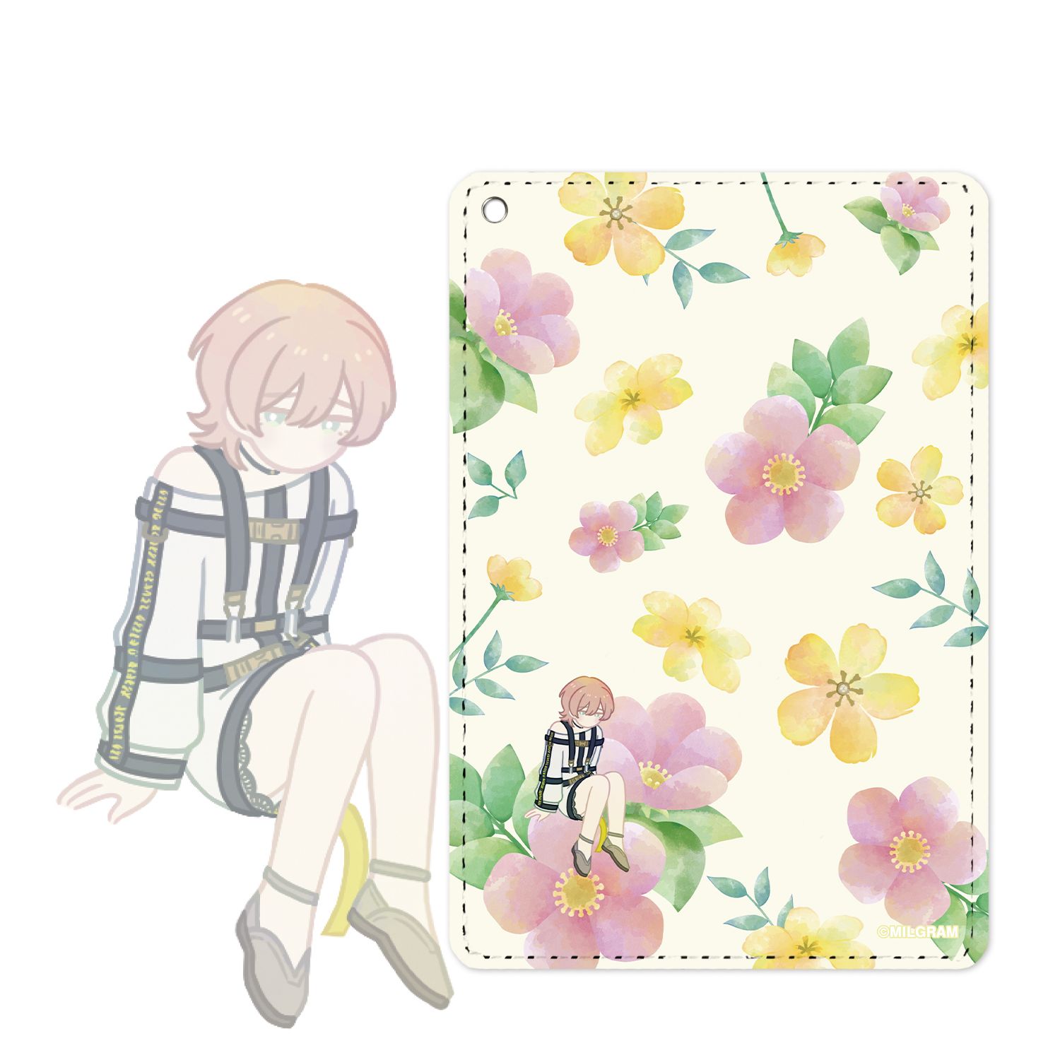 MILGRAM -ミルグラム- ムウ Botania 1ポケットパスケース - 公式商品画像 | AniSmile