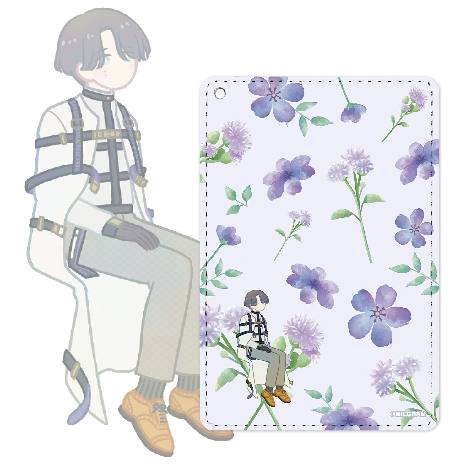 MILGRAM -ミルグラム- シドウ Botania 1ポケットパスケース - 公式商品画像 | AniSmile