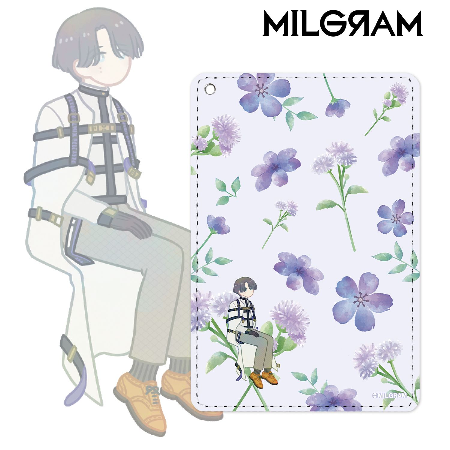 MILGRAM -ミルグラム- シドウ Botania 1ポケットパスケース 画像 3 | AniSmile
