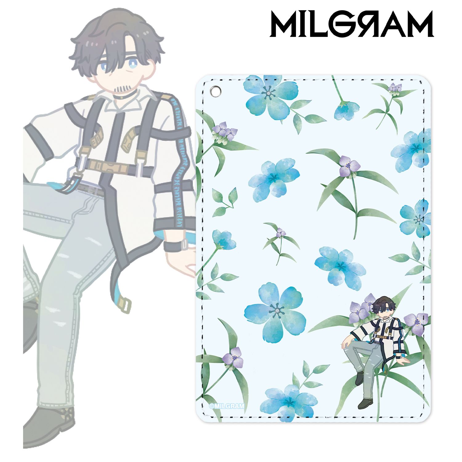MILGRAM -ミルグラム- カズイ Botania 1ポケットパスケース 画像 3 | AniSmile