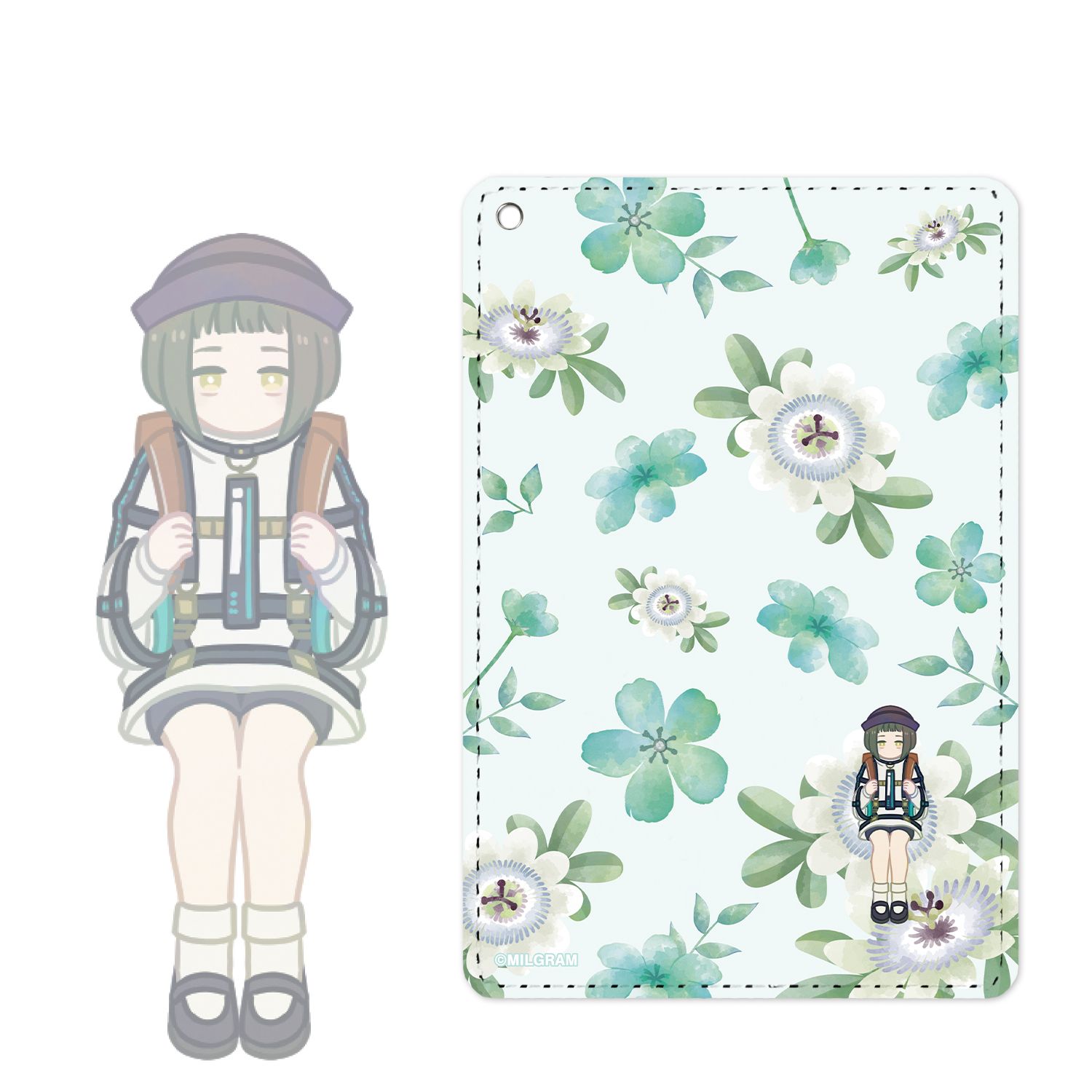MILGRAM -ミルグラム- アマネ Botania 1ポケットパスケース - 公式商品画像 | AniSmile
