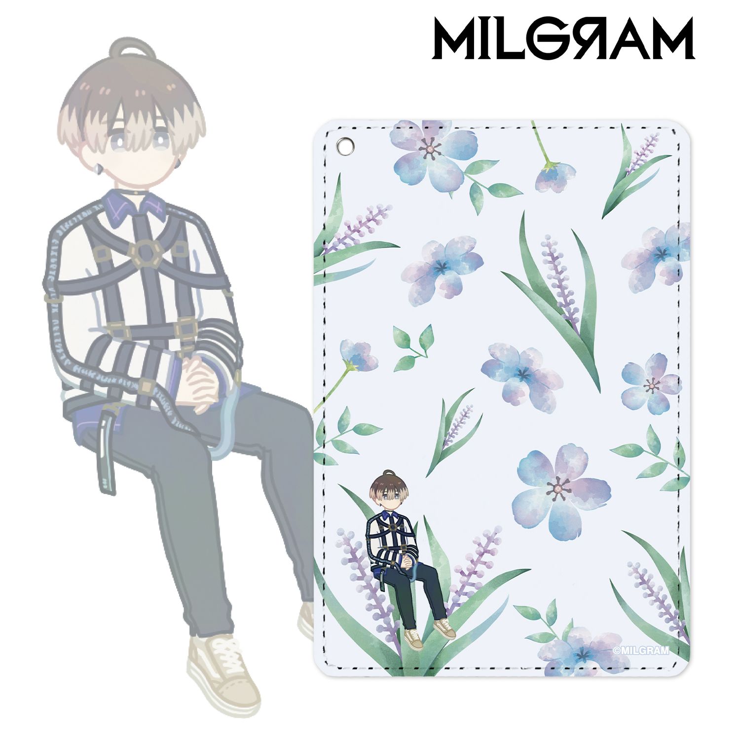 MILGRAM -ミルグラム- ミコト Botania 1ポケットパスケース 画像 3 | AniSmile