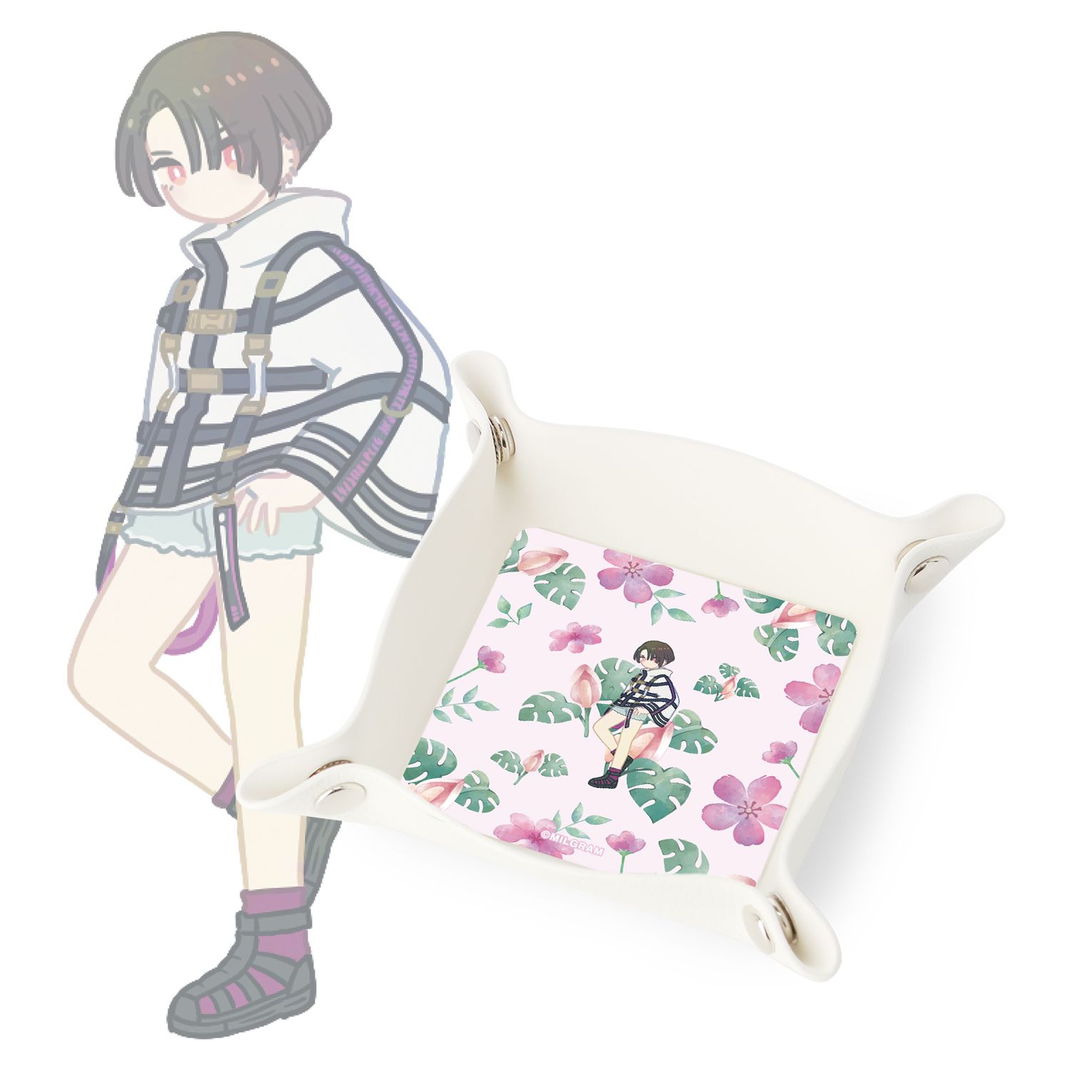 MILGRAM -ミルグラム- コトコ Botania PUレザーマルチトレー - 公式商品画像 | AniSmile