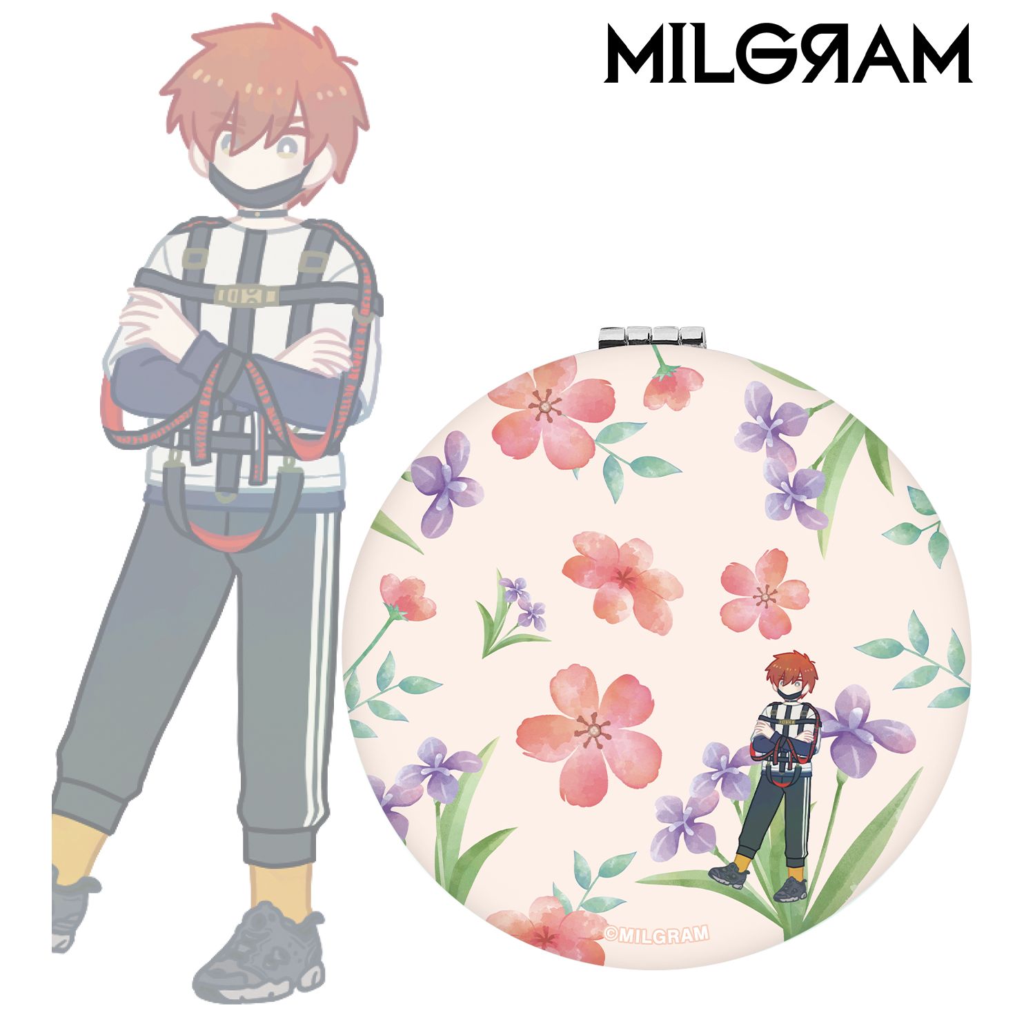 MILGRAM -ミルグラム- フータ Botania 折りたたみミラー - 公式商品画像 | AniSmile