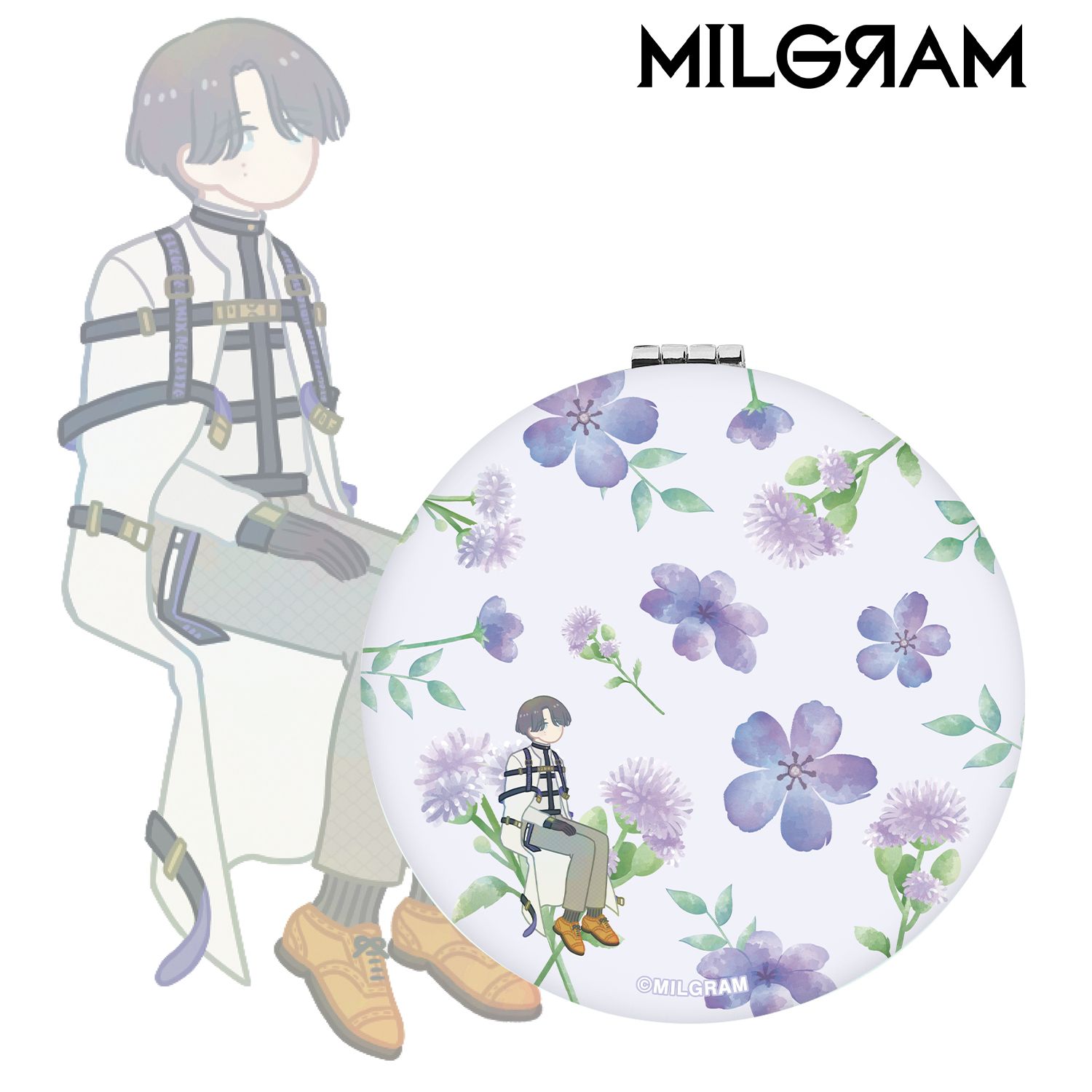 MILGRAM -ミルグラム- シドウ Botania 折りたたみミラー 画像 3 | AniSmile