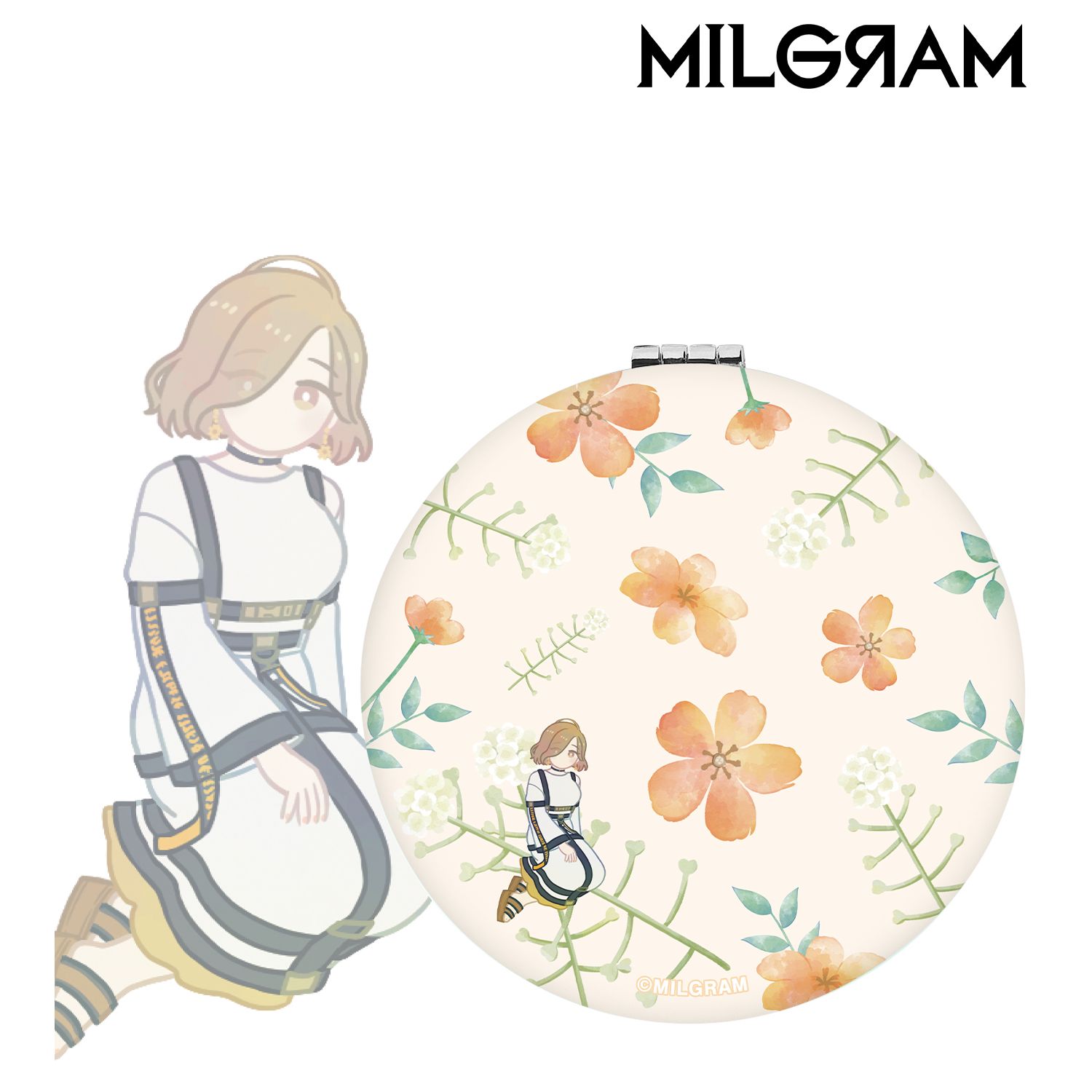 MILGRAM -ミルグラム- マヒル Botania 折りたたみミラー 画像 3 | AniSmile