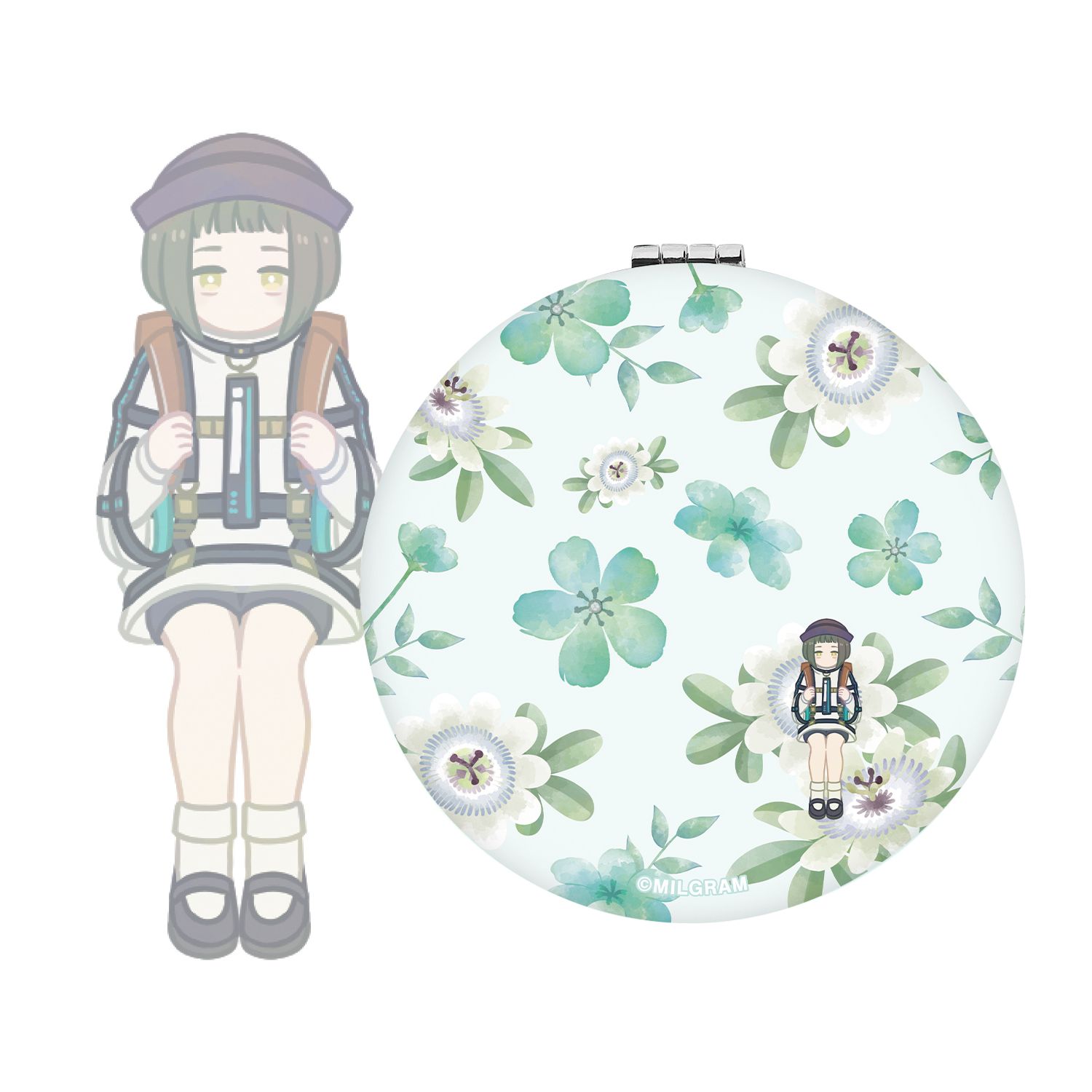 MILGRAM -ミルグラム- アマネ Botania 折りたたみミラー - 公式商品画像 | AniSmile