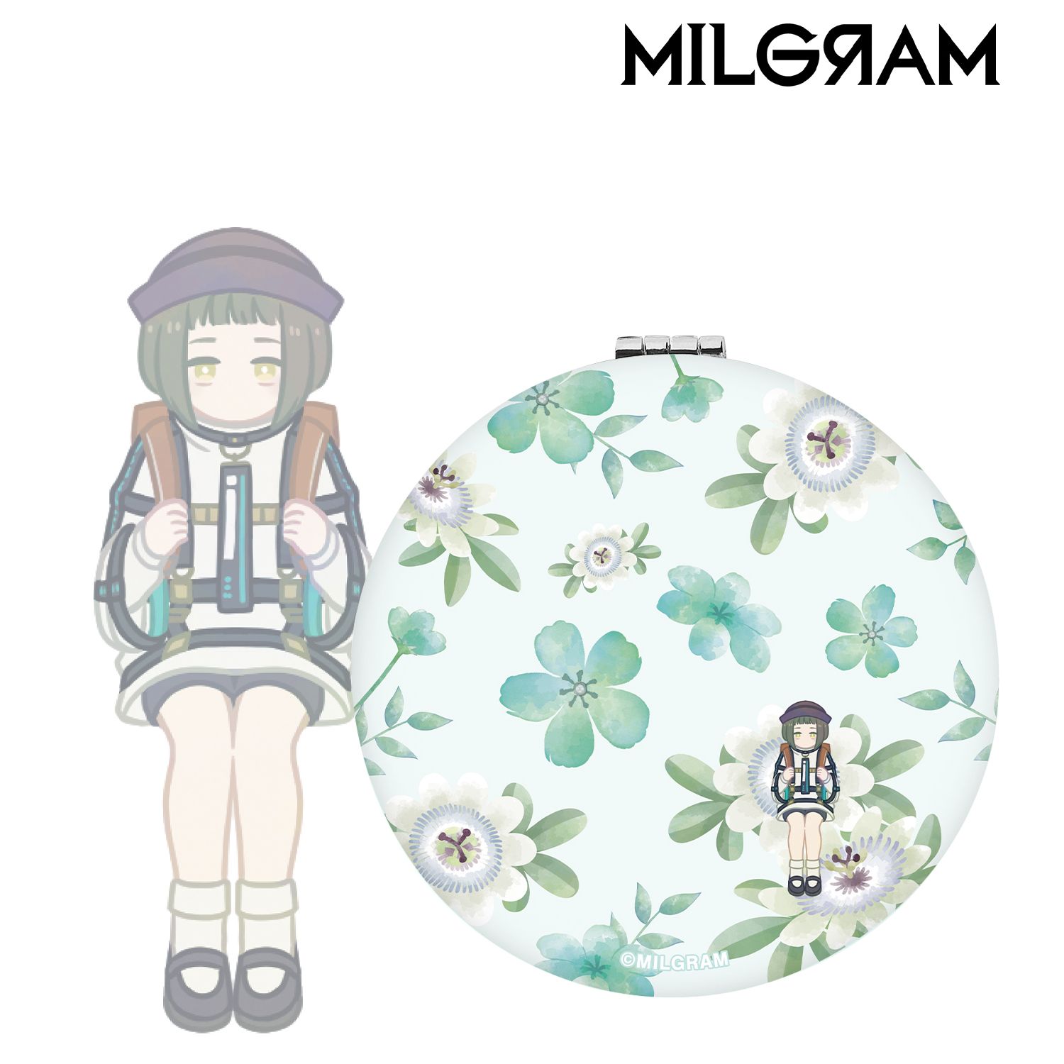 MILGRAM -ミルグラム- アマネ Botania 折りたたみミラー 画像 2 | AniSmile