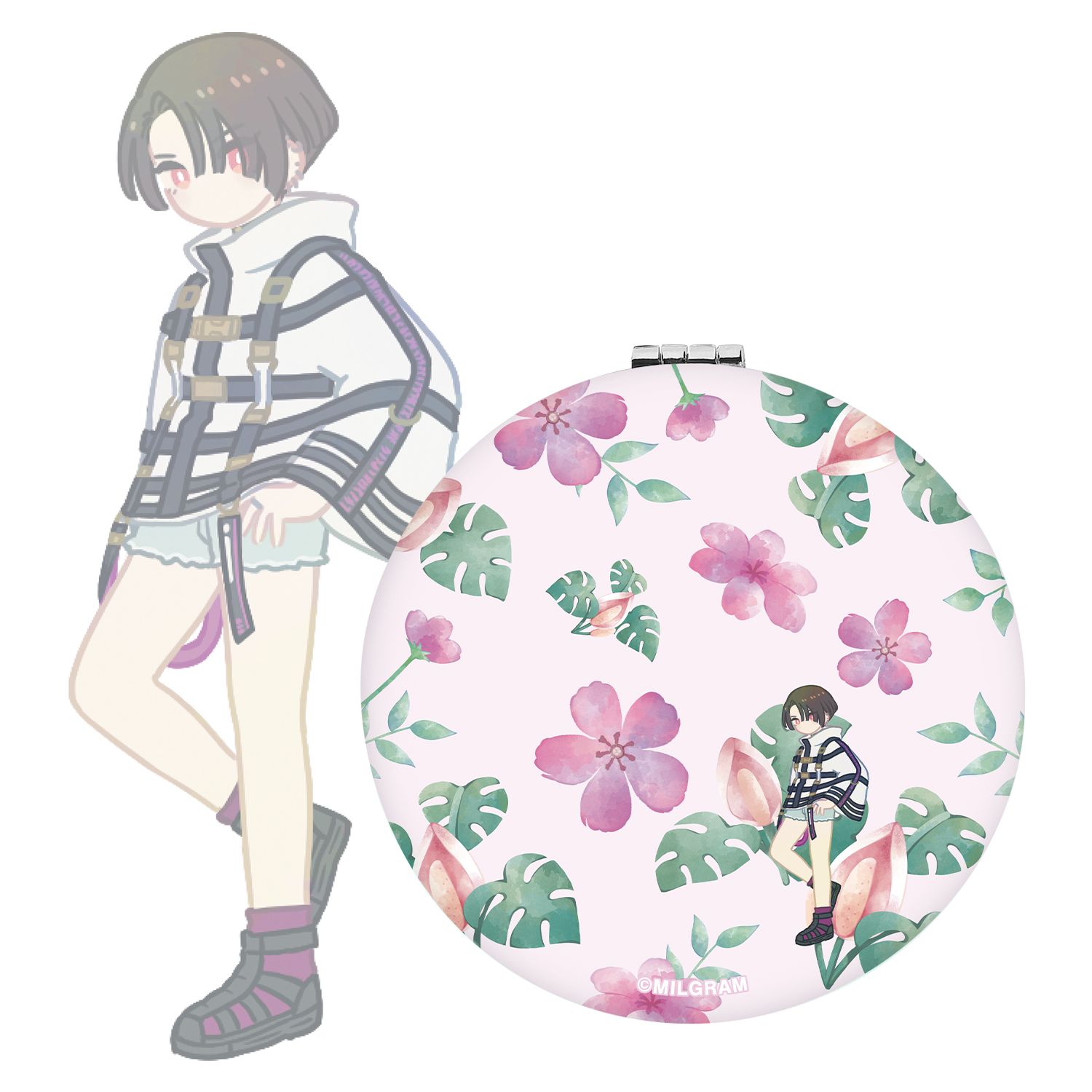 MILGRAM -ミルグラム- コトコ Botania 折りたたみミラー - 公式商品画像 | AniSmile