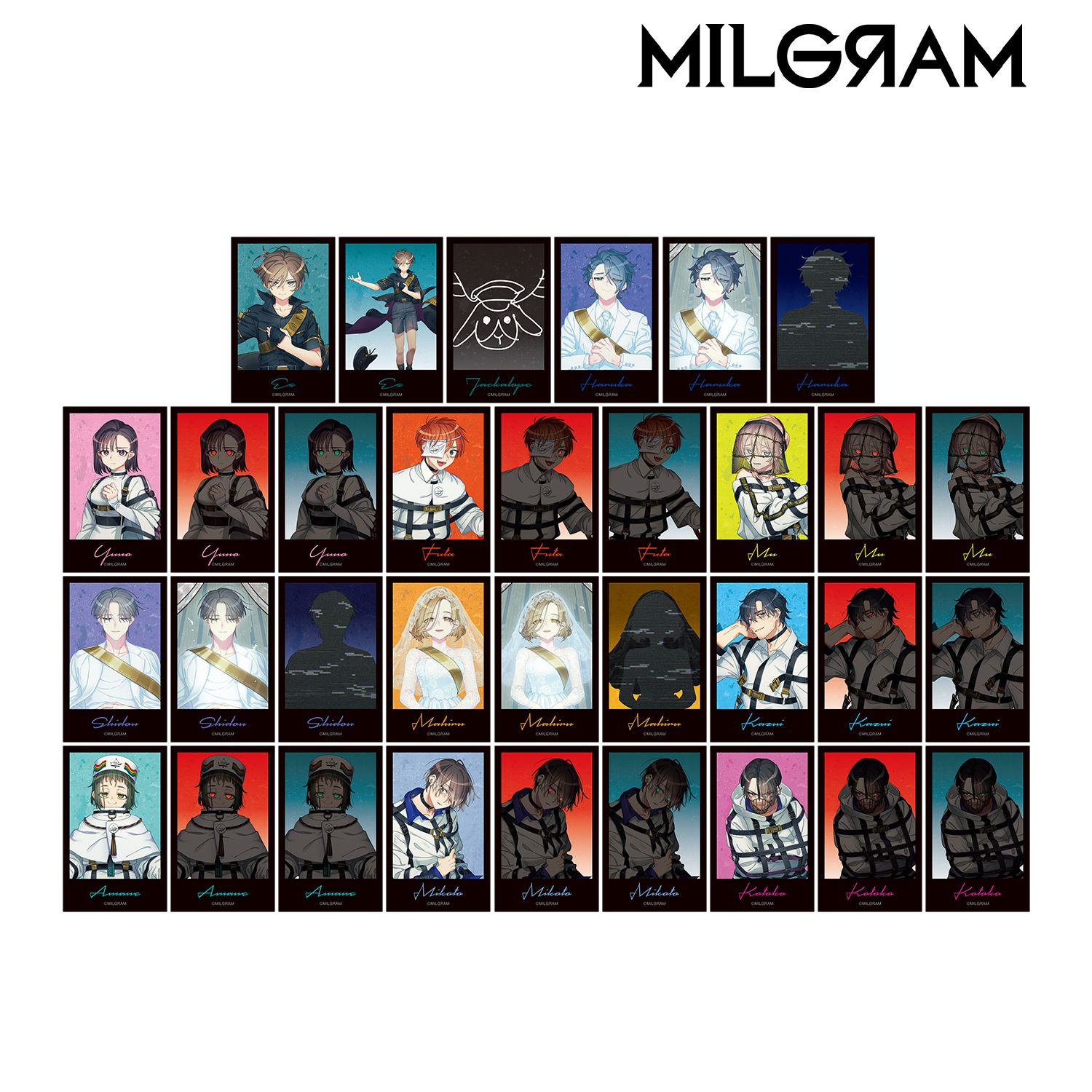 MILGRAM -ミルグラム- 第三審 トレーディングイラストカード3枚セット(単位/単品) 画像 3 | AniSmile