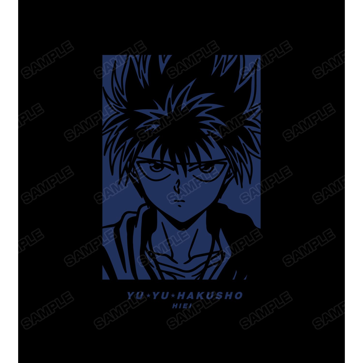 TVアニメ『幽☆遊☆白書』 描き下ろしイラスト 飛影 90’sカジュアルver. ロングTシャツユニセックス(サイズ/XL) 画像 3 | AniSmile