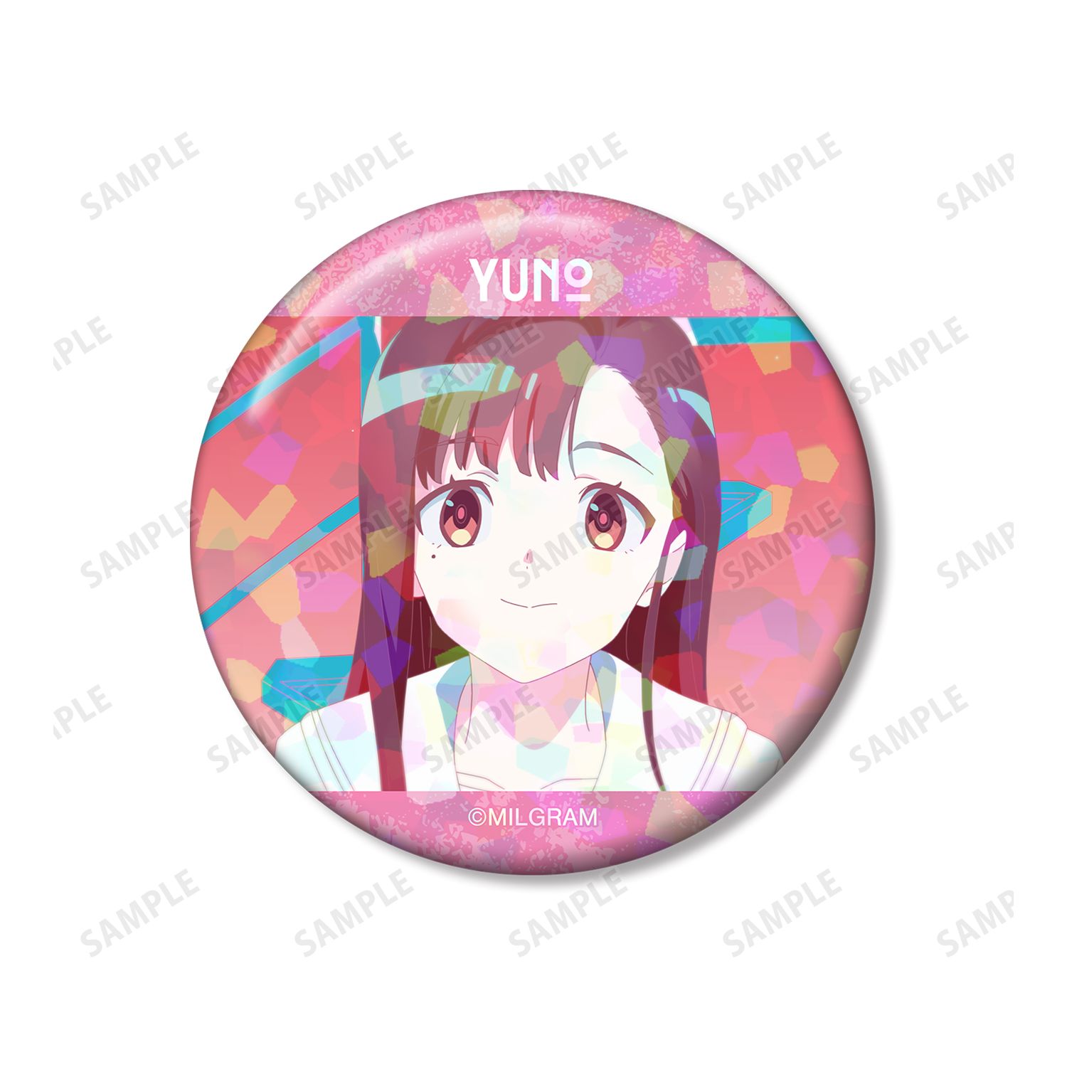 MILGRAM -ミルグラム- ユノ 場面写ホログラム缶バッジ2個セット 画像 3 | AniSmile