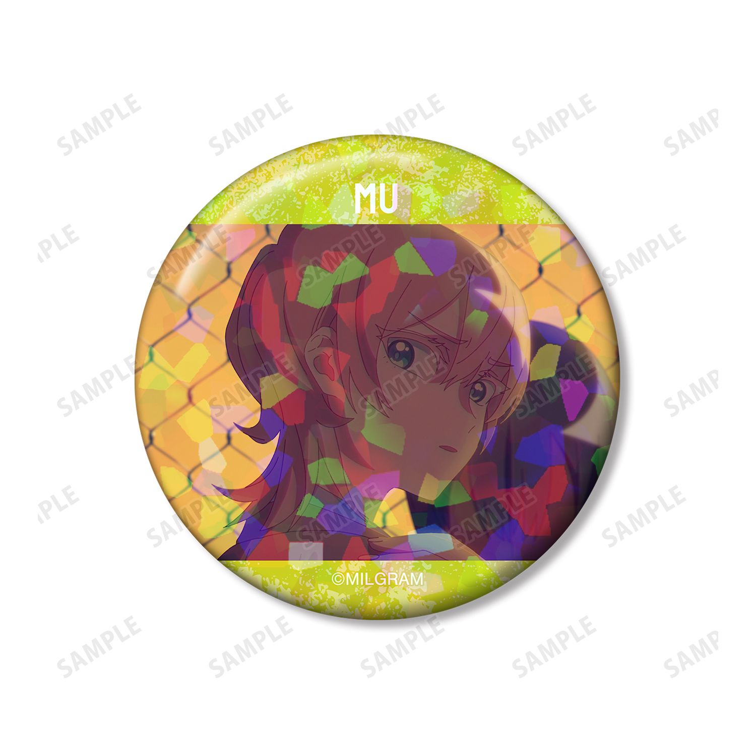 MILGRAM -ミルグラム- ムウ 場面写ホログラム缶バッジ2個セット 画像 4 | AniSmile