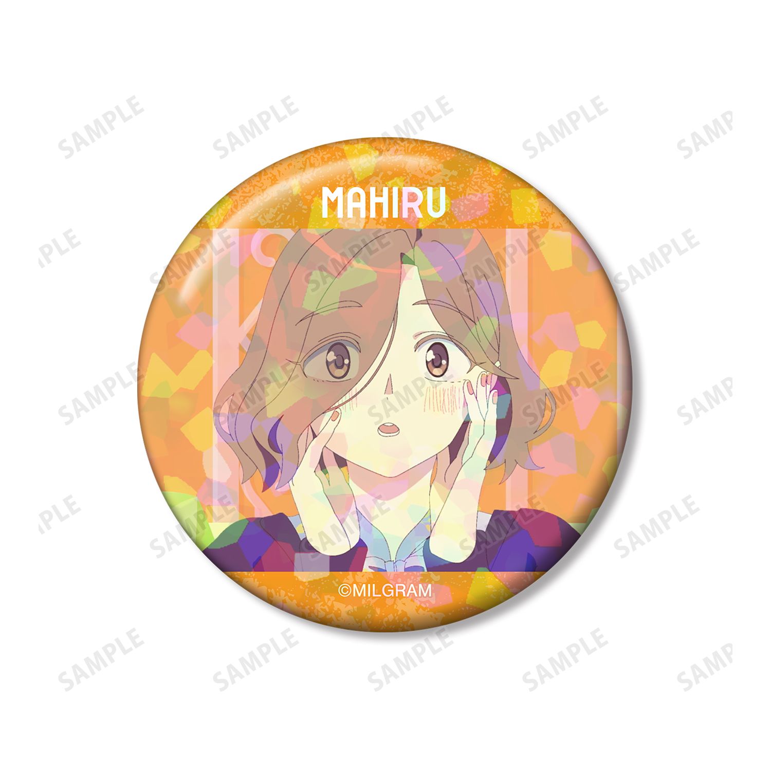 MILGRAM -ミルグラム- マヒル 場面写ホログラム缶バッジ2個セット 画像 3 | AniSmile