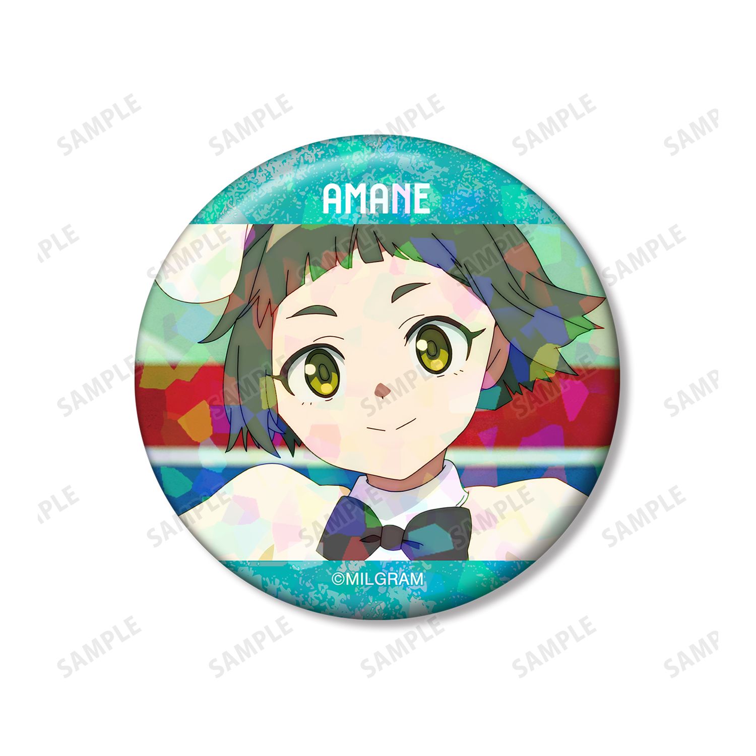 MILGRAM -ミルグラム- アマネ 場面写ホログラム缶バッジ2個セット 画像 3 | AniSmile