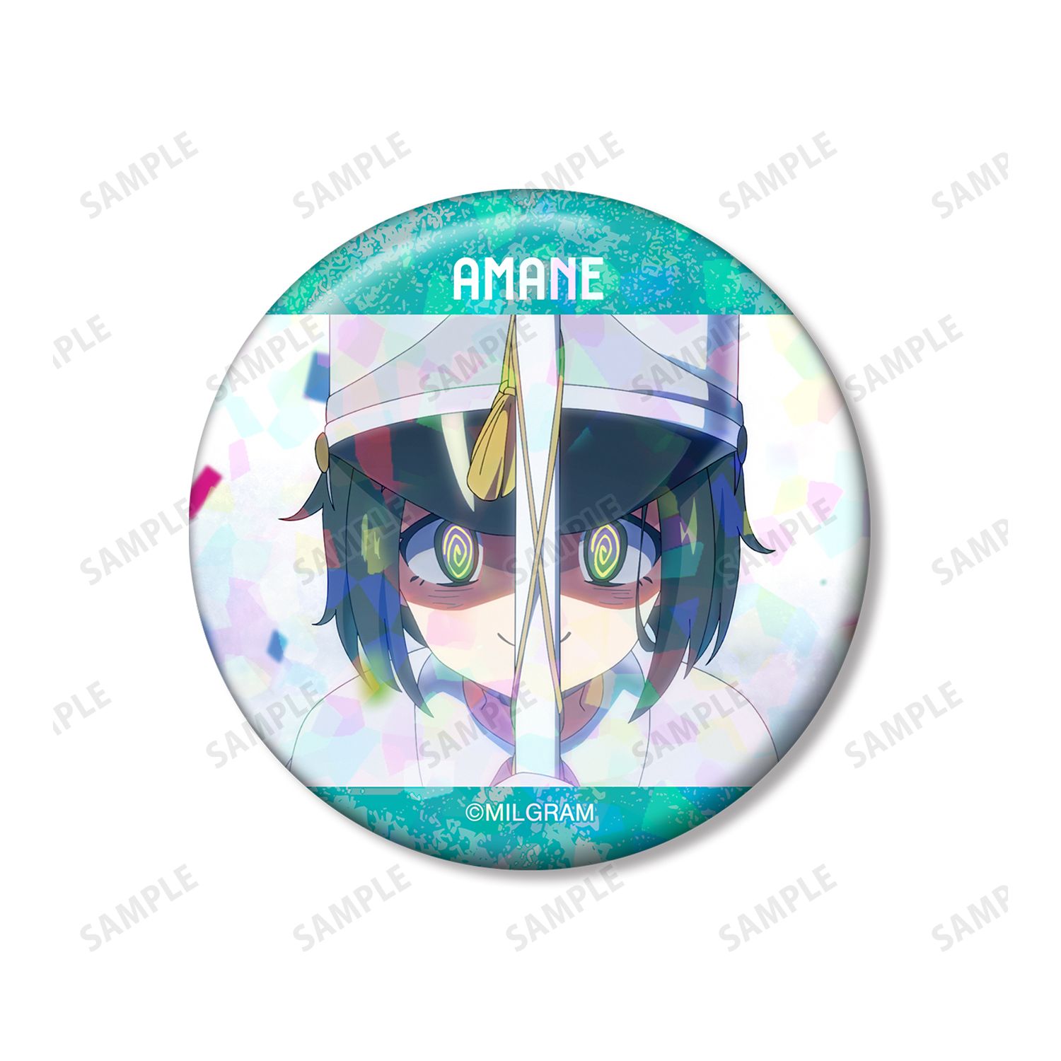 MILGRAM -ミルグラム- アマネ 場面写ホログラム缶バッジ2個セット 画像 4 | AniSmile