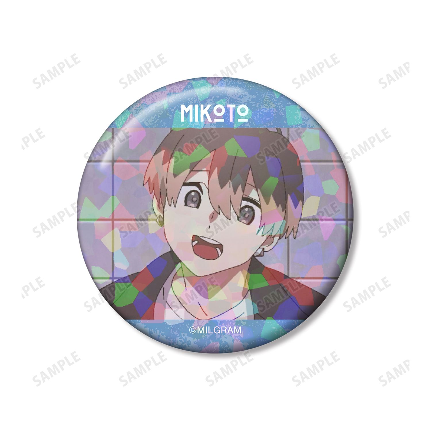 MILGRAM -ミルグラム- ミコト 場面写ホログラム缶バッジ2個セット 画像 3 | AniSmile