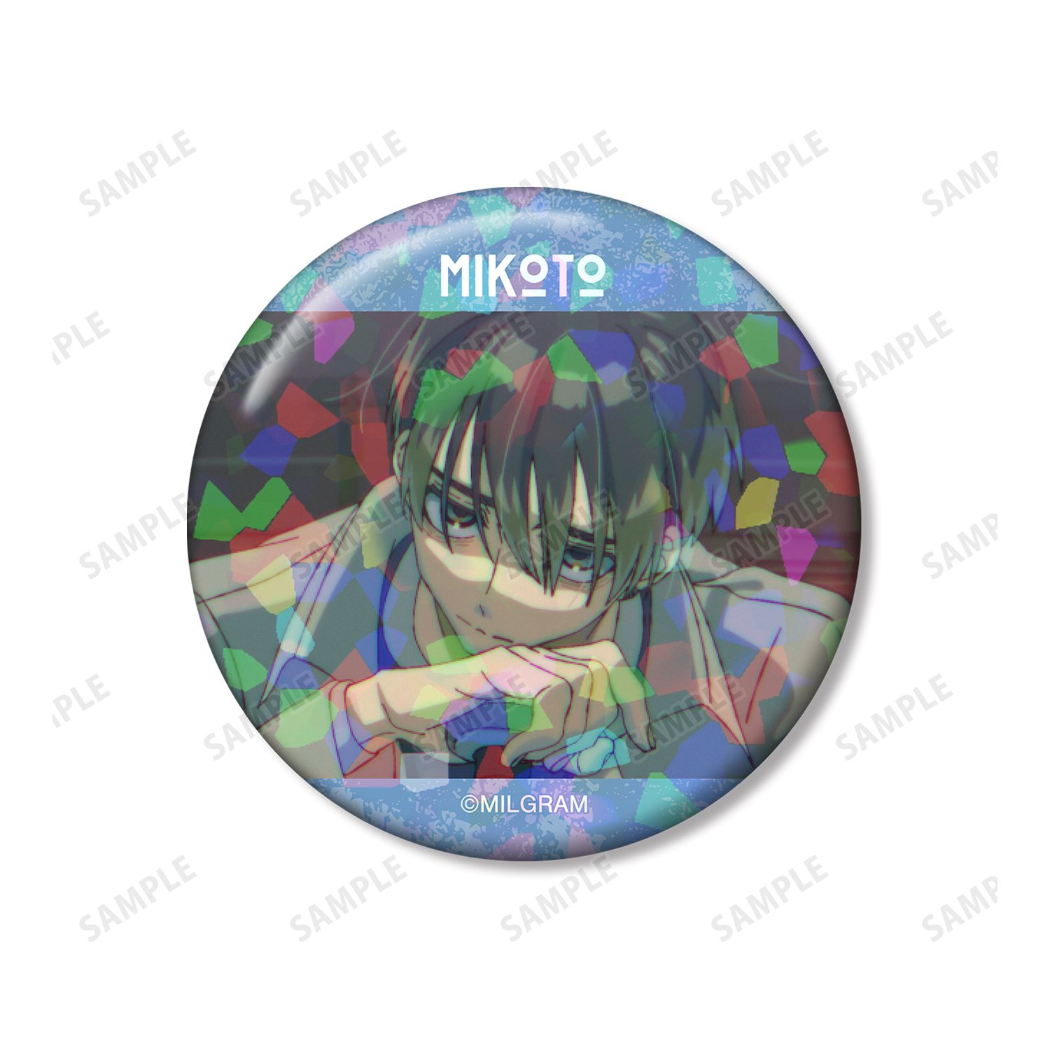 MILGRAM -ミルグラム- ミコト 場面写ホログラム缶バッジ2個セット 画像 4 | AniSmile