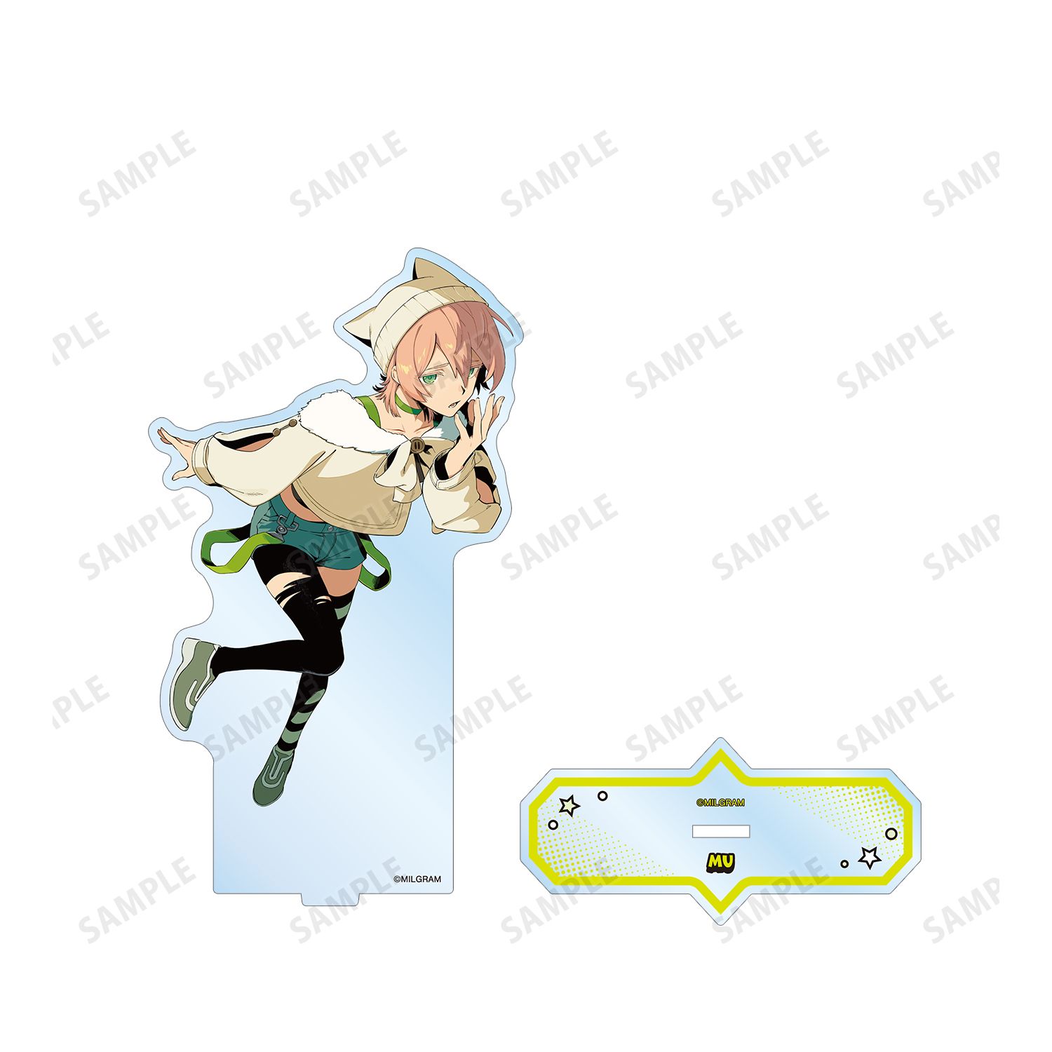MILGRAM -ミルグラム- 描き下ろし ムウ アメコミ風ver. BIGアクリルスタンド 画像 3 | AniSmile