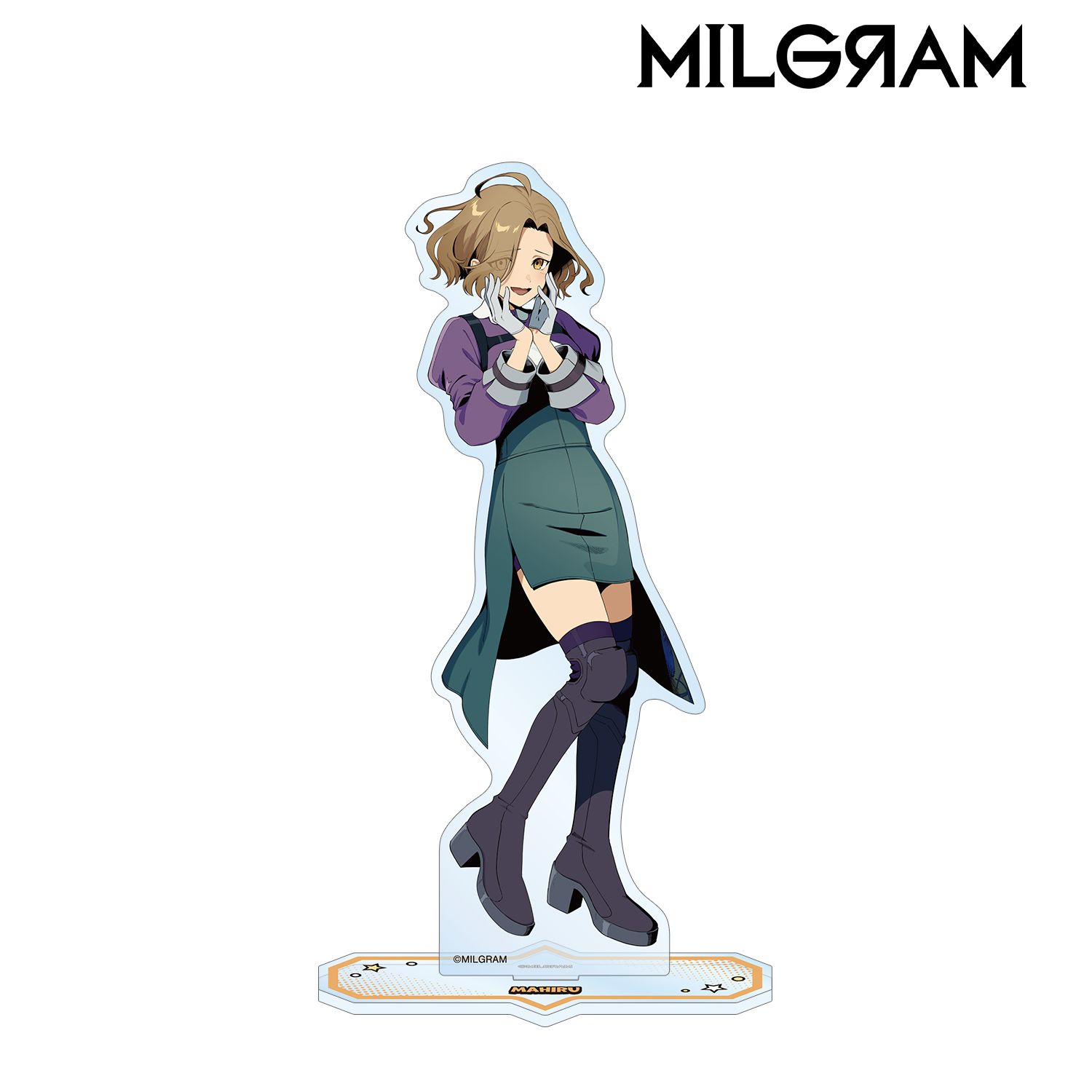 MILGRAM -ミルグラム- 描き下ろし マヒル アメコミ風ver. BIGアクリルスタンド 画像 2 | AniSmile