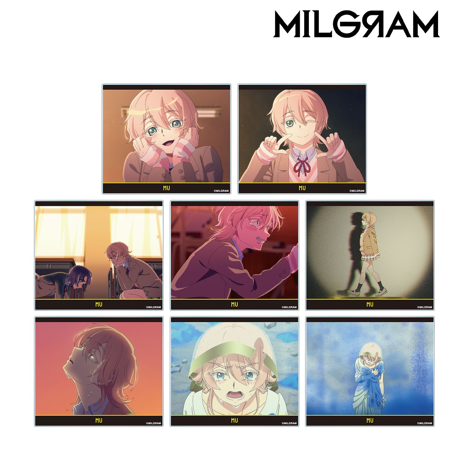 MILGRAM -ミルグラム- トレーディング MV アクリルカード ムウ『ペイン』(単位/単品) 画像 2 | AniSmile
